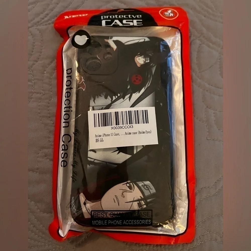 Icejayxin iPhone 11 or iPhone XR Case, Cool Anime Cartoon Eyes Phone Case NEW